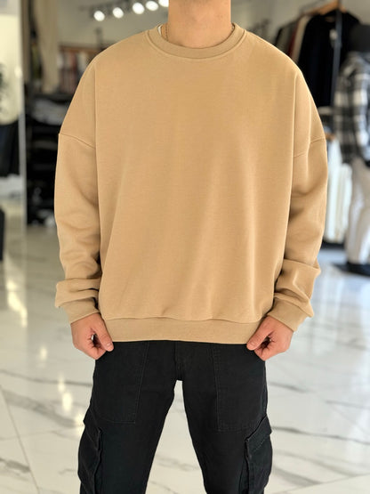 Buzo oversize beige
