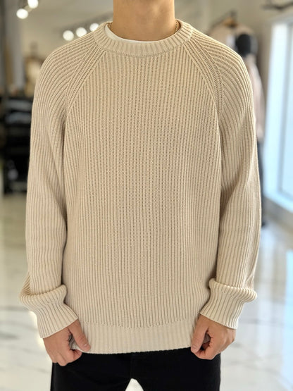Buzo oversize hilo beige