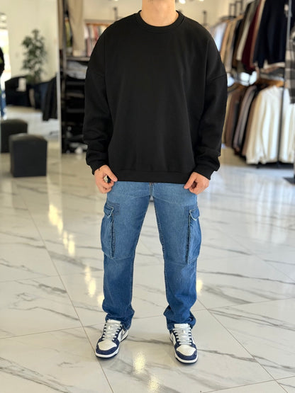 Buzo oversize negro