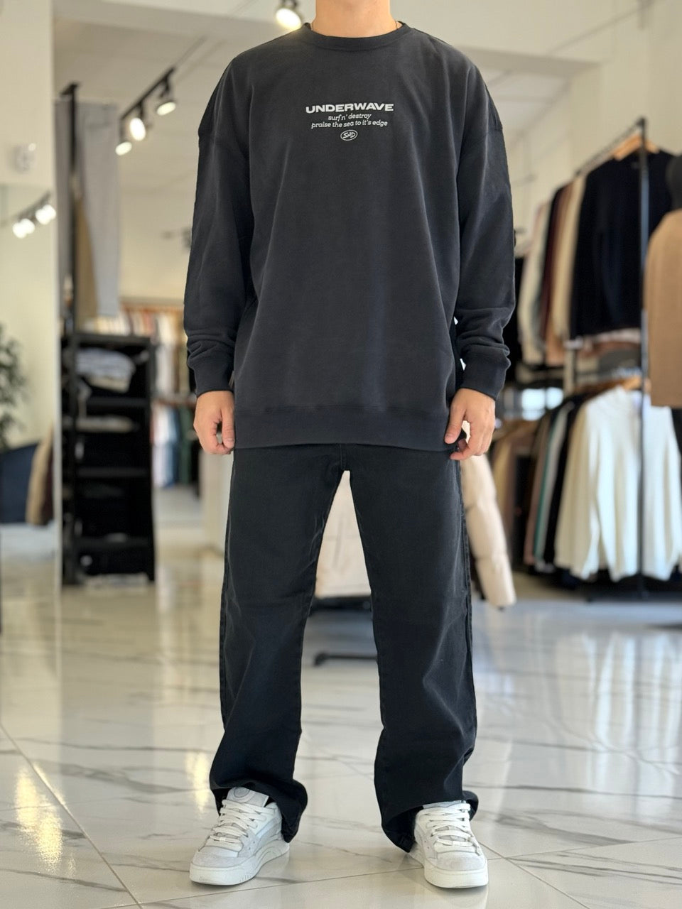 Buzo oversize "El Doradillo" negro