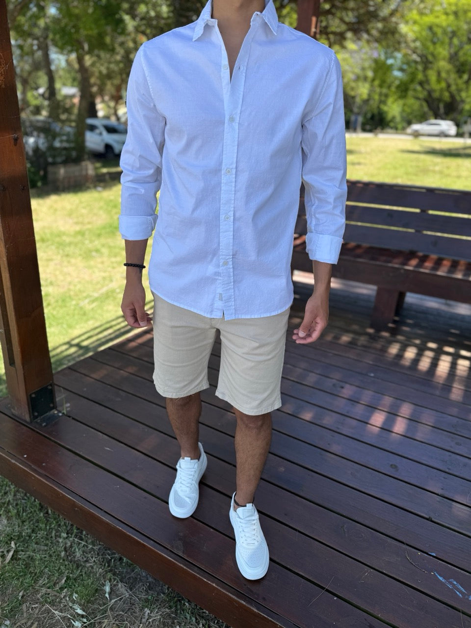 Camisa clásica blanca
