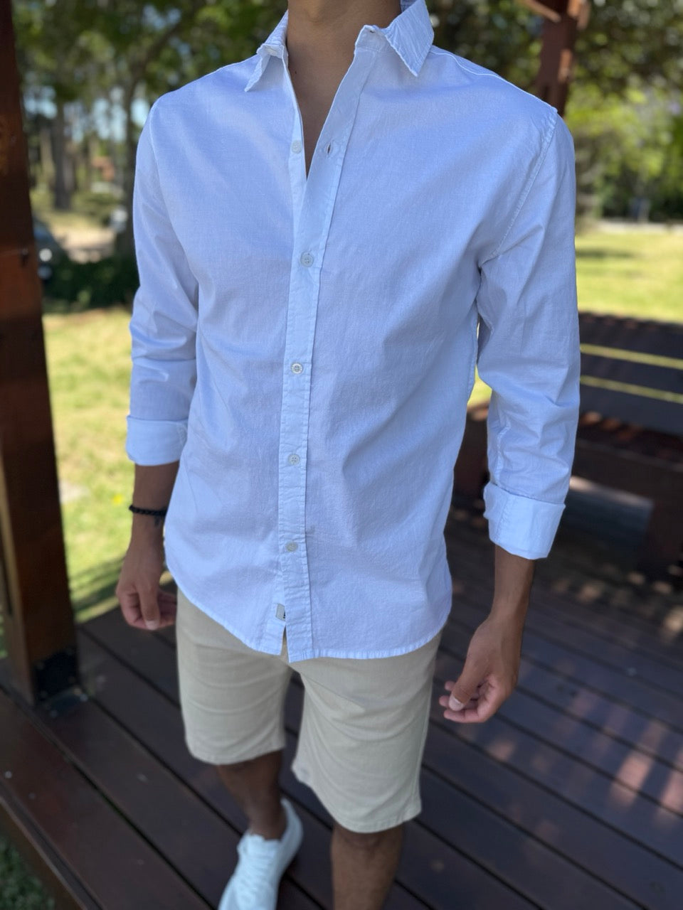 Camisa clásica blanca