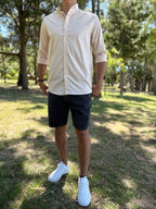 Camisa mao beige