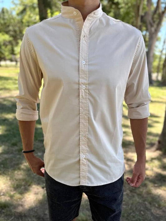 Camisa mao beige