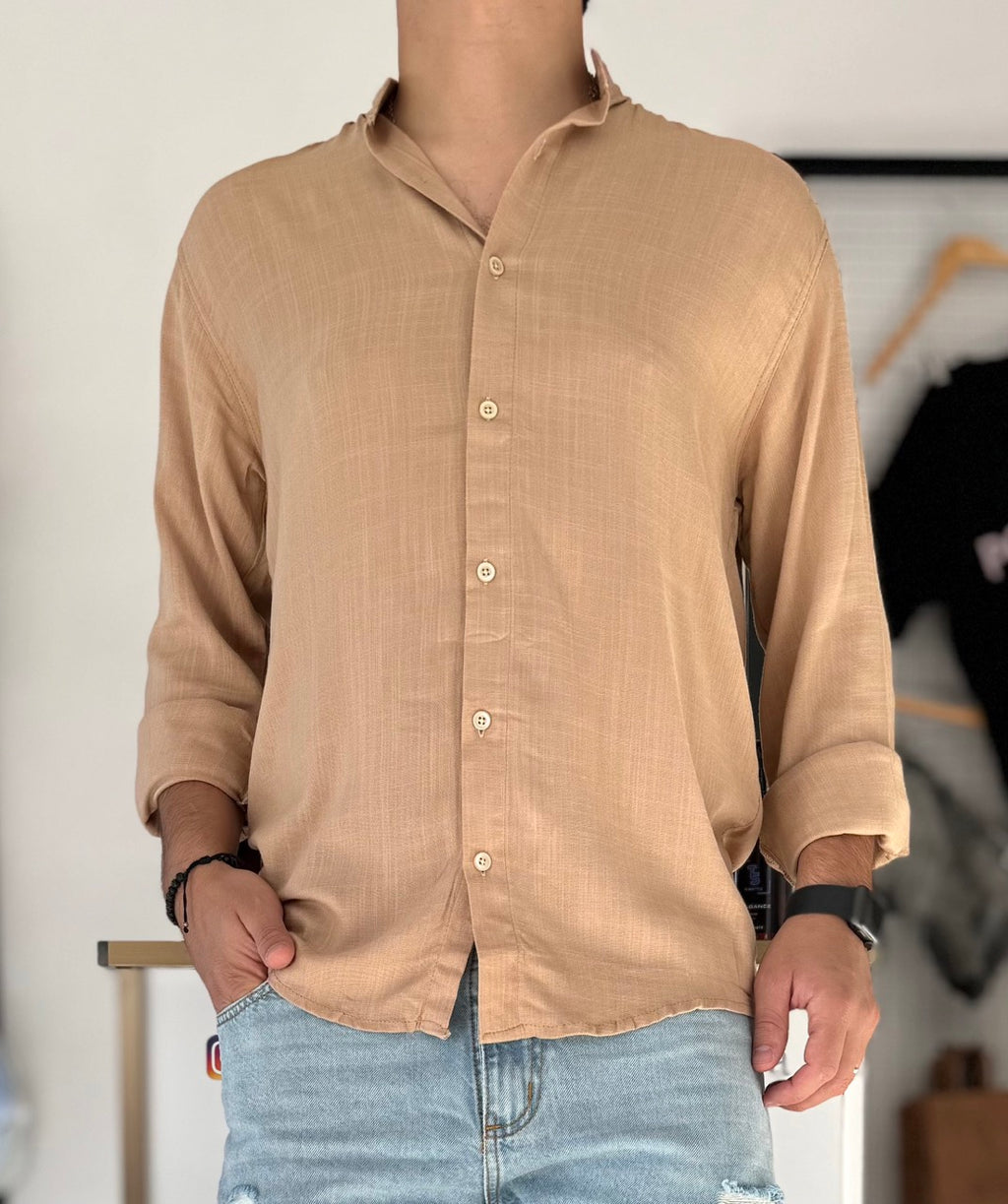 Camisa mao camel