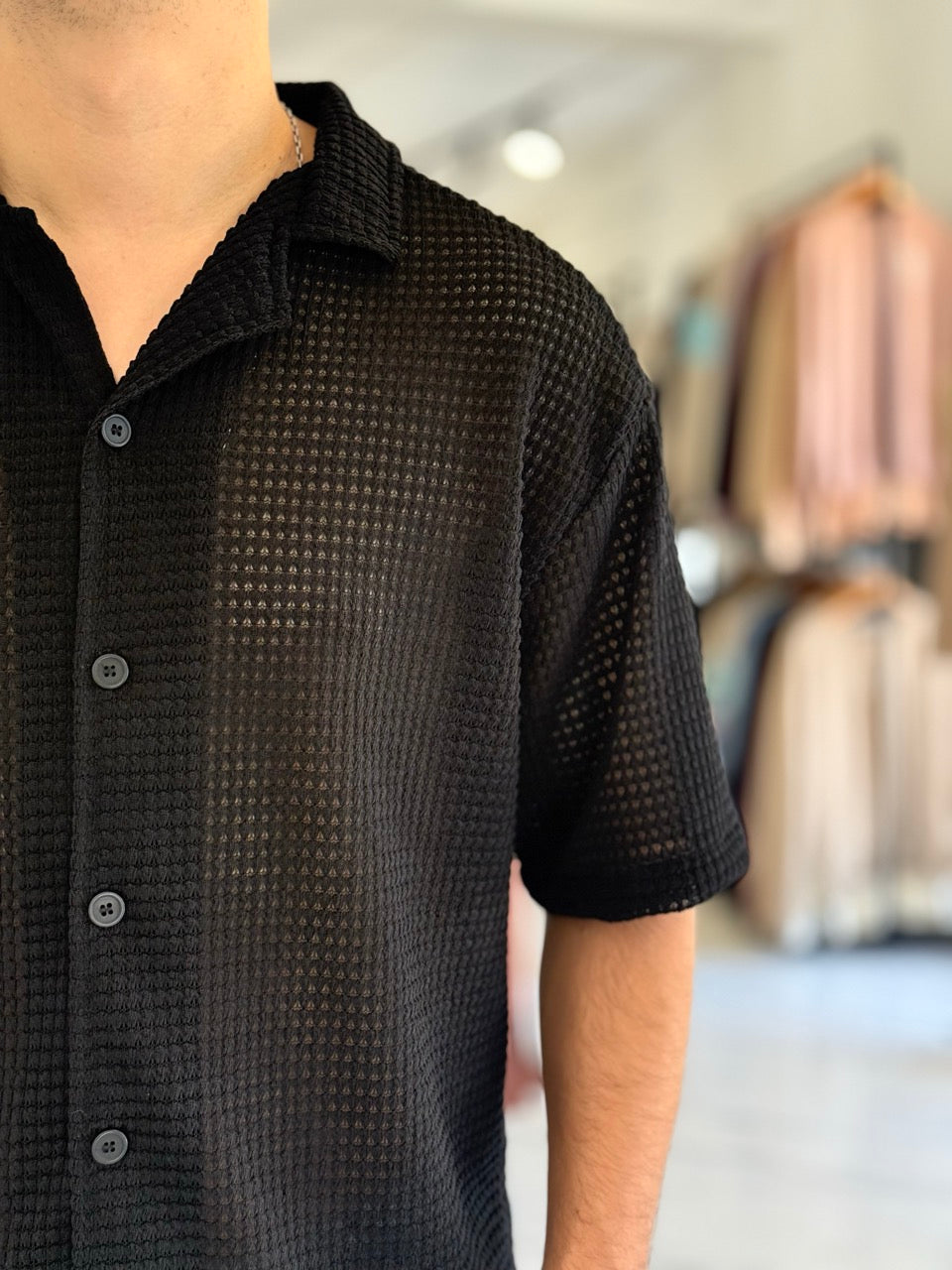 Camisa tejida "Malaga"