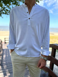 Camisola lino blanca