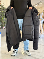 Campera 2 en 1 impermeable negra