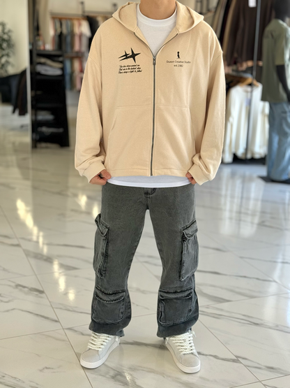 Campera boxy fit