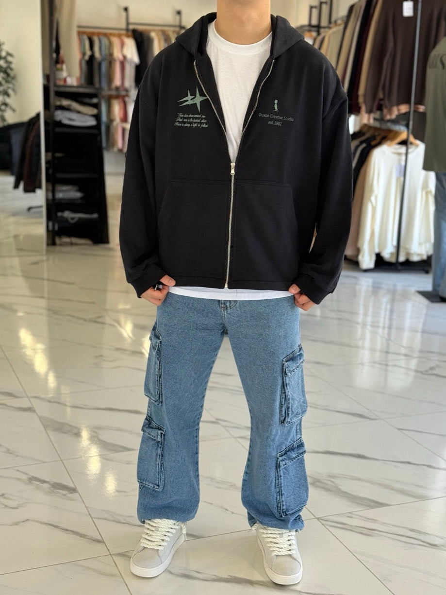 Campera boxy fit