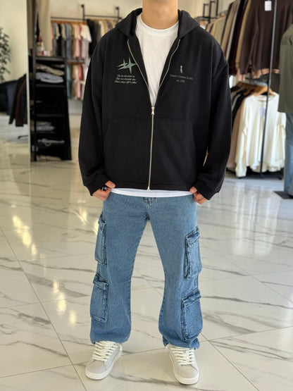 Campera boxy fit
