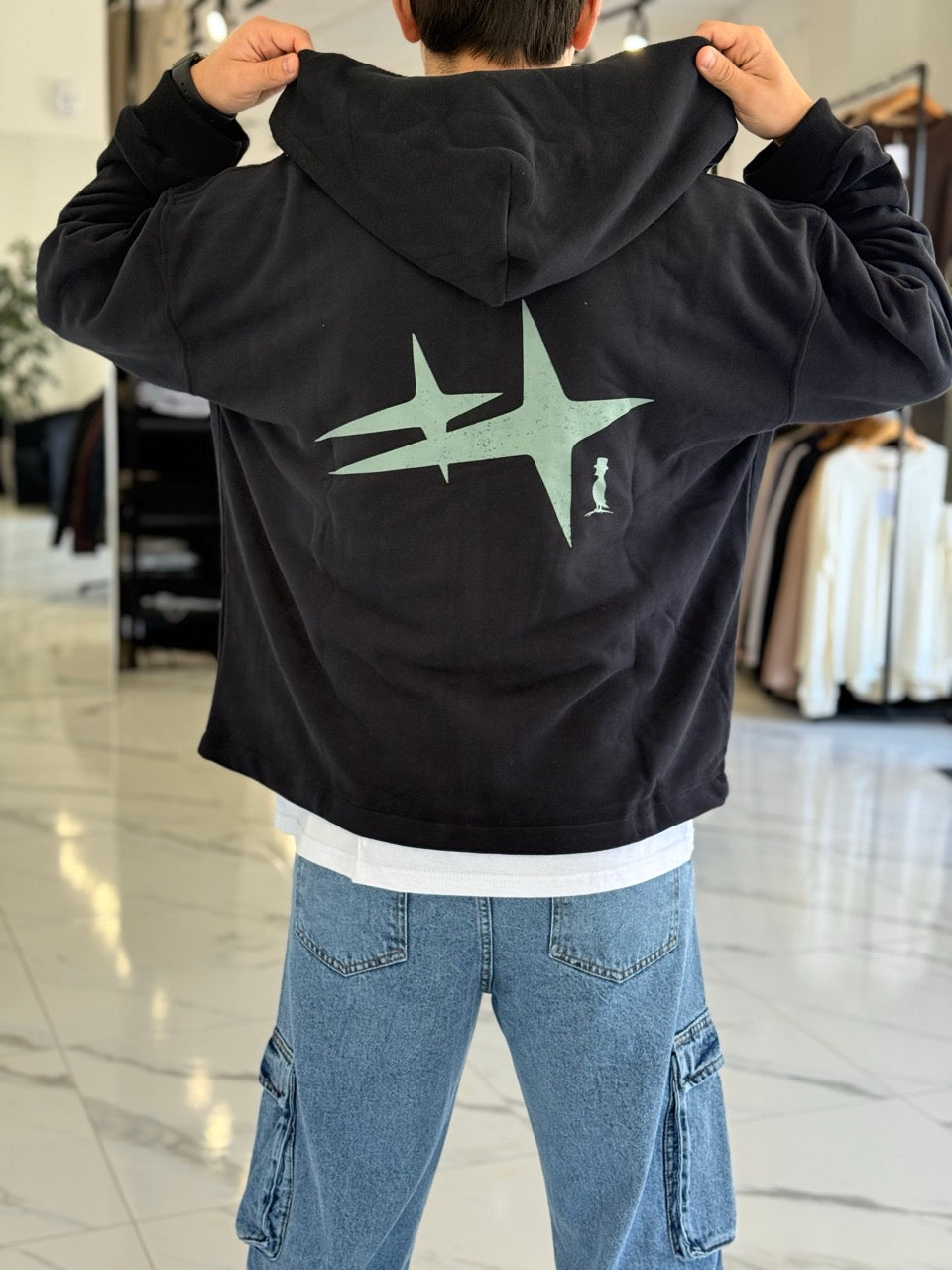 Campera boxy fit