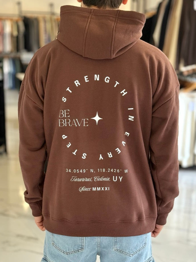 Canguro oversize "be brave"