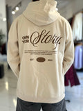 Canguro oversize beige "story"