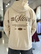 Canguro oversize beige "story"