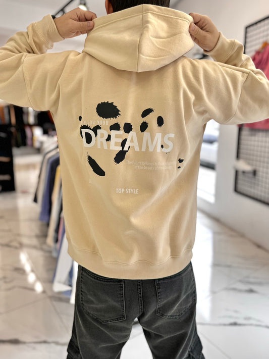 Canguro oversize beige "dreams"