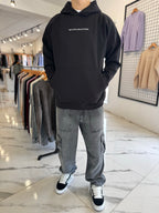 Canguro oversize negro "collections"