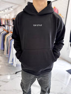 Canguro oversize negro "worldwide"