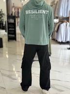 Canguro oversize verde "resilient"
