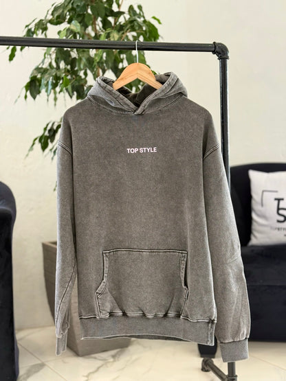 Canguro oversize lavado "wait for nobody"