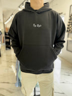 Canguro oversize negro "rosa"