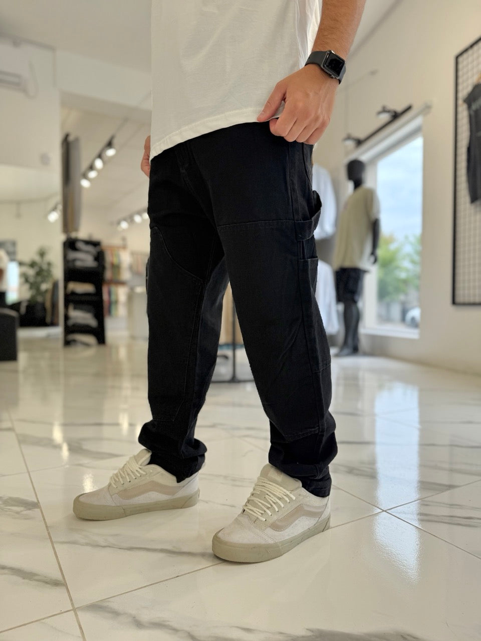 Jean carpintero "Texas" negro