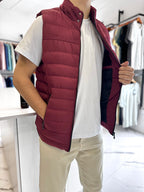 Chaleco nylon bordo
