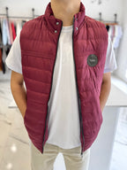 Chaleco nylon bordo