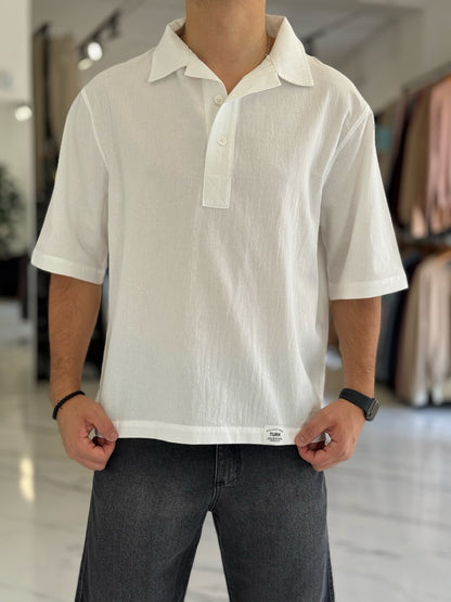 Chomba oversize de lino