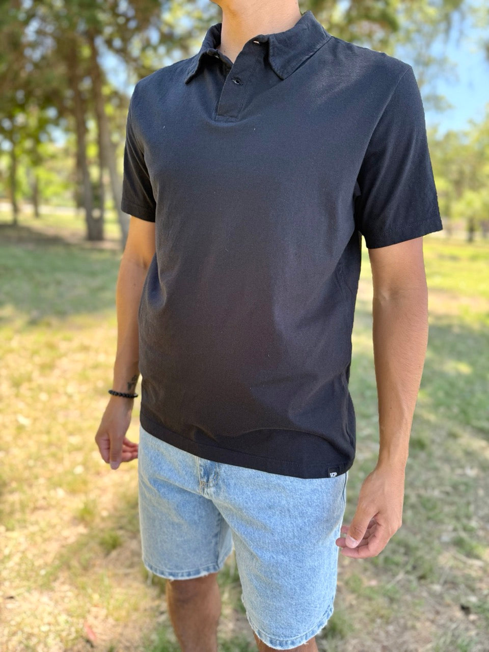 Remera chomba negra
