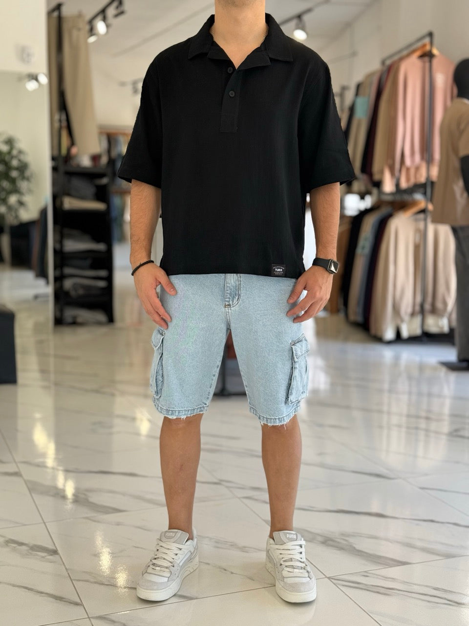 Chomba oversize de lino