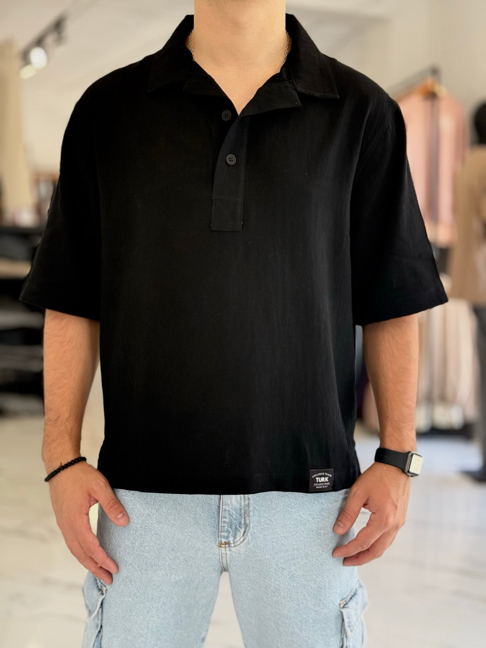 Chomba oversize de lino