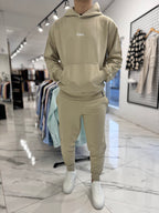Conjunto jogging beige