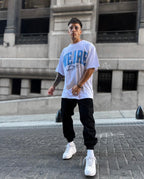 Remera oversize blanca  "we are"