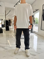 Remera oversize wafle