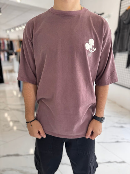 Remera oversize malbec “Mouse”