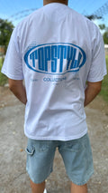 Remera oversize blanca "TOP STYLE"