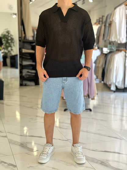 Remera tejida "Grecia"