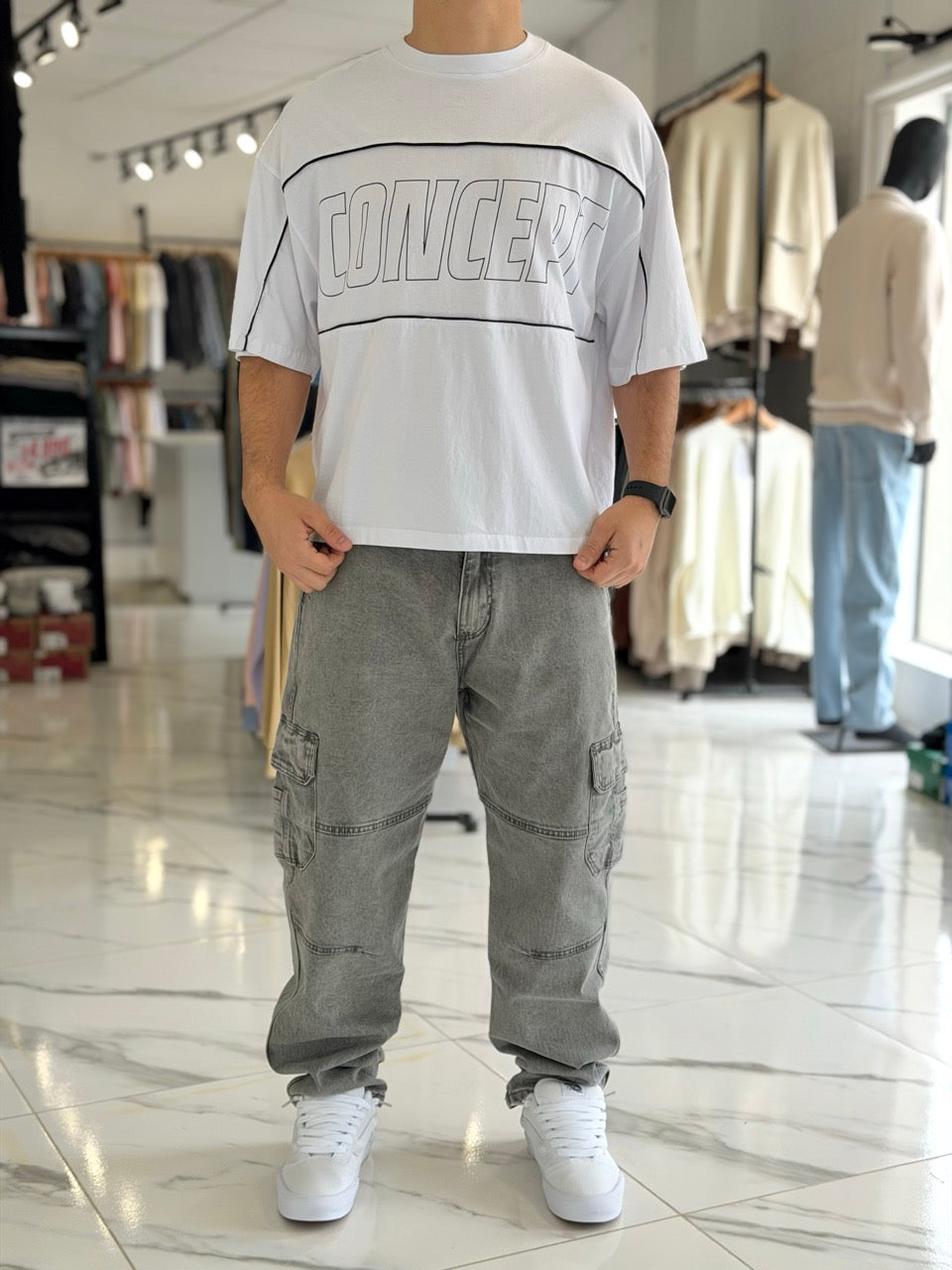 Remera boxy fit "Concept"
