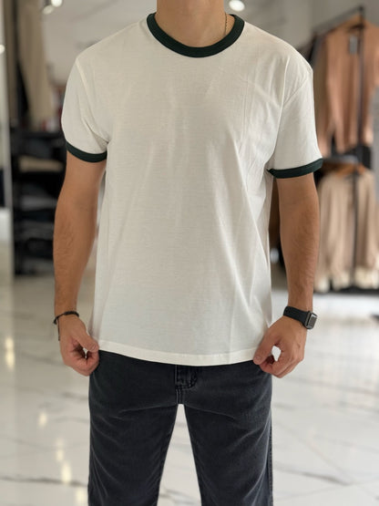 Remera oversize combinada