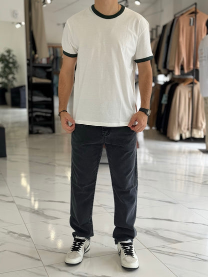 Remera oversize combinada