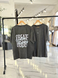 Remera oversize gastada "Create"