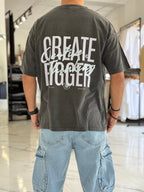 Remera oversize gastada "Create"