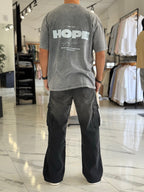 Remera oversize gastada "Hope"