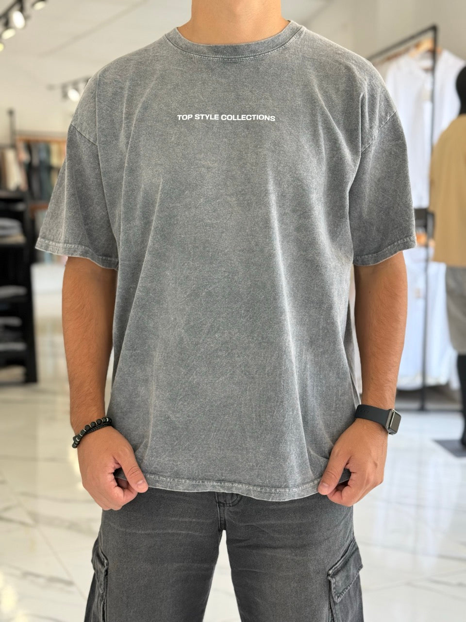 Remera oversize gastada "Hope"