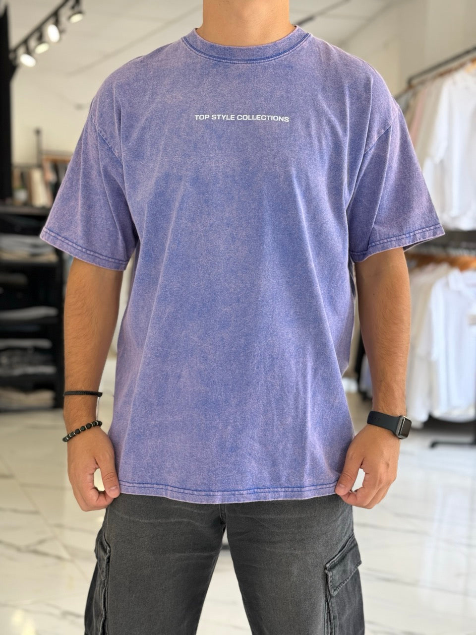 Remera oversize gastada "Hope"