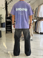 Remera oversize gastada "Hope"