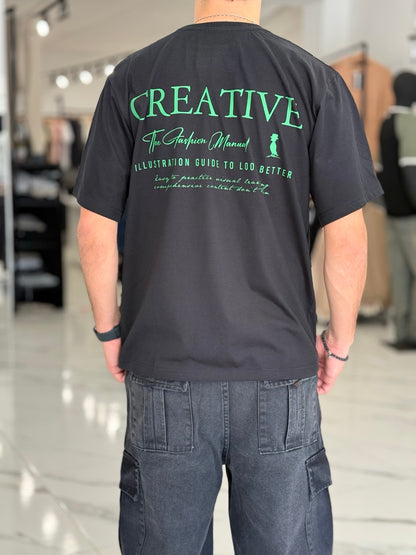 Remera oversize “Creative”