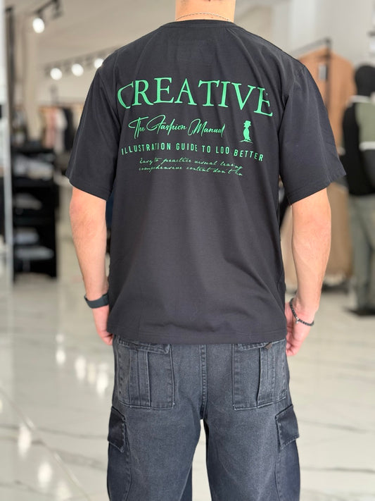 Remera oversize “Creative”