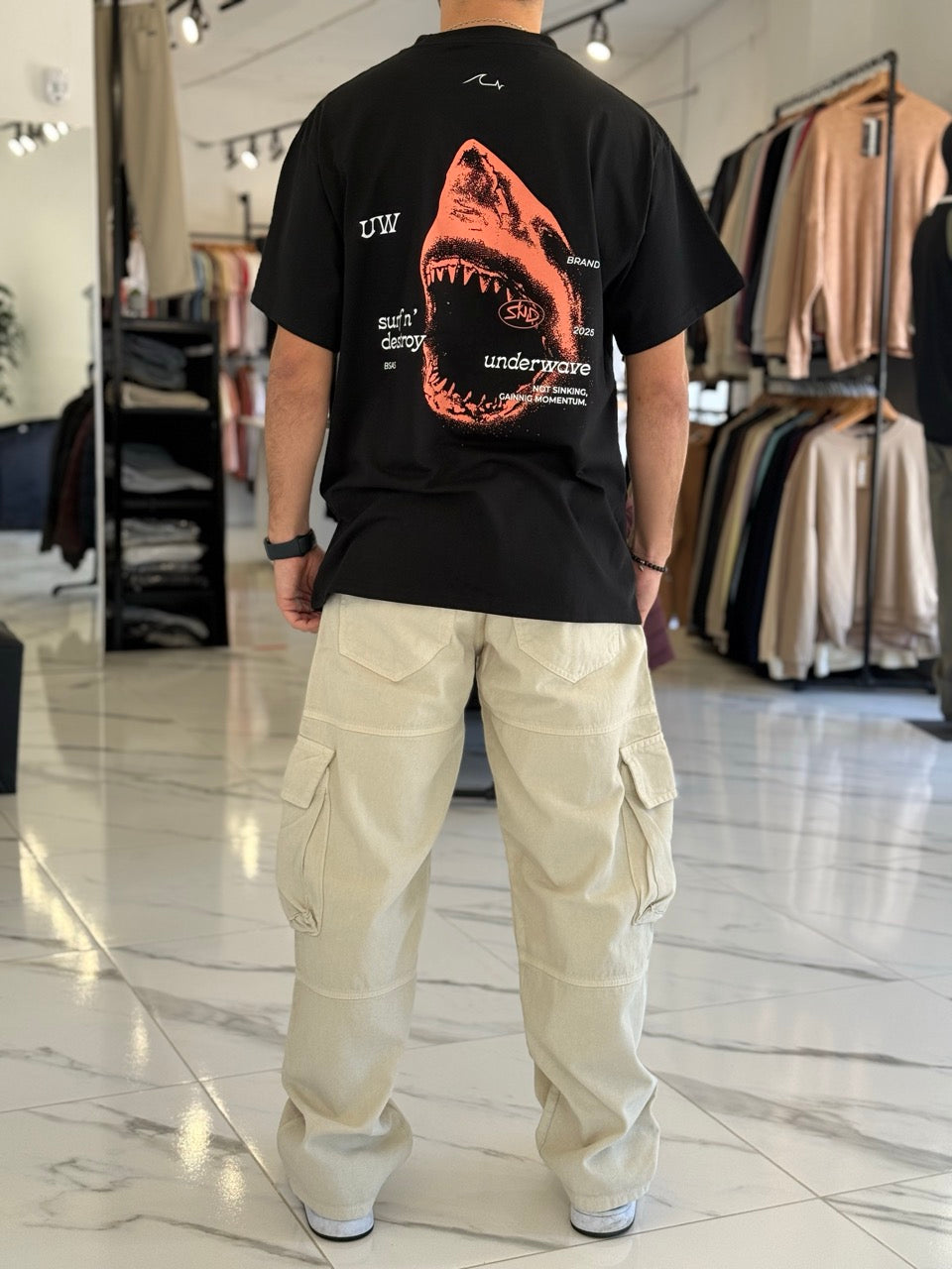 Remera oversize “Delgada”